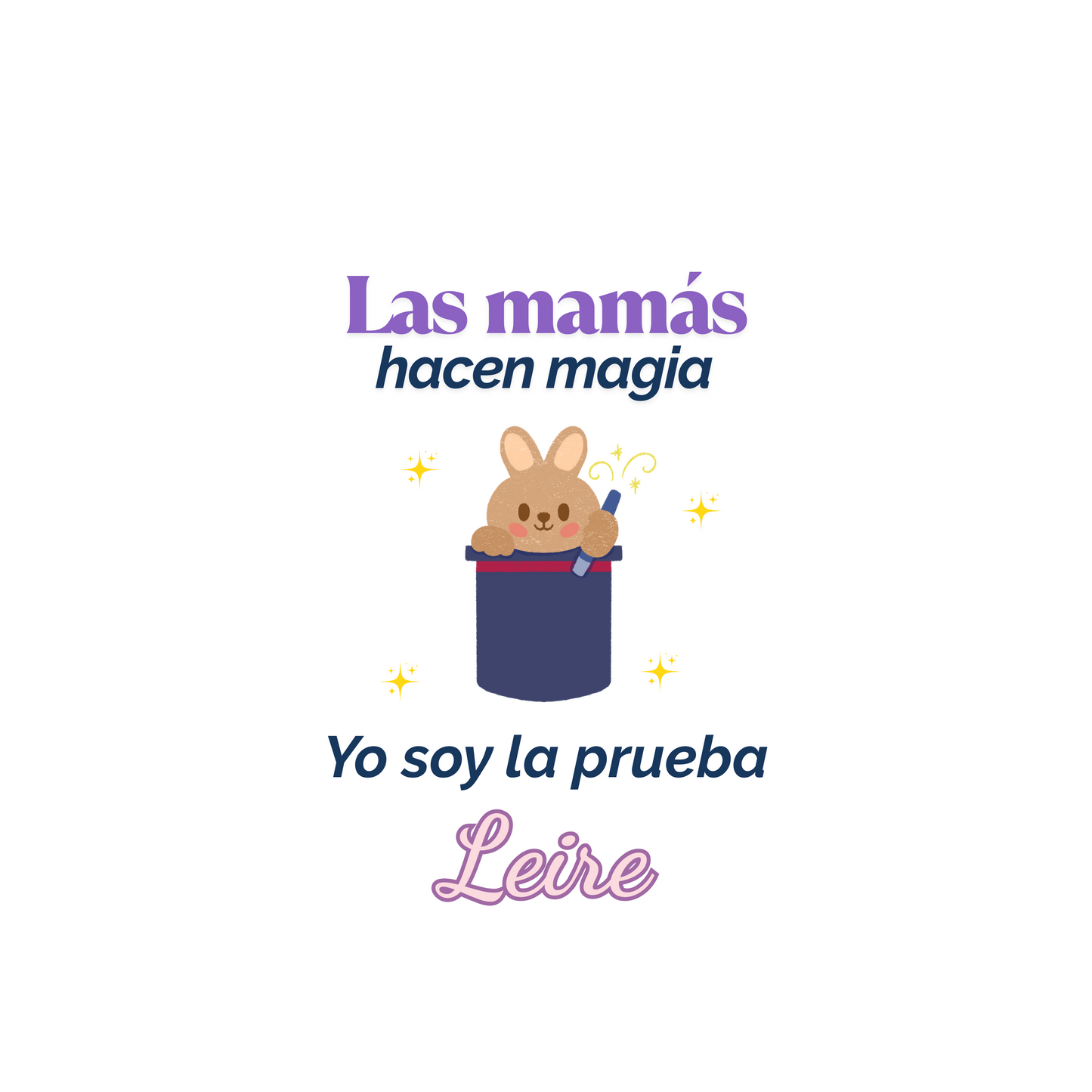Body Personalizado para Bebé - Las mamás hacen magia