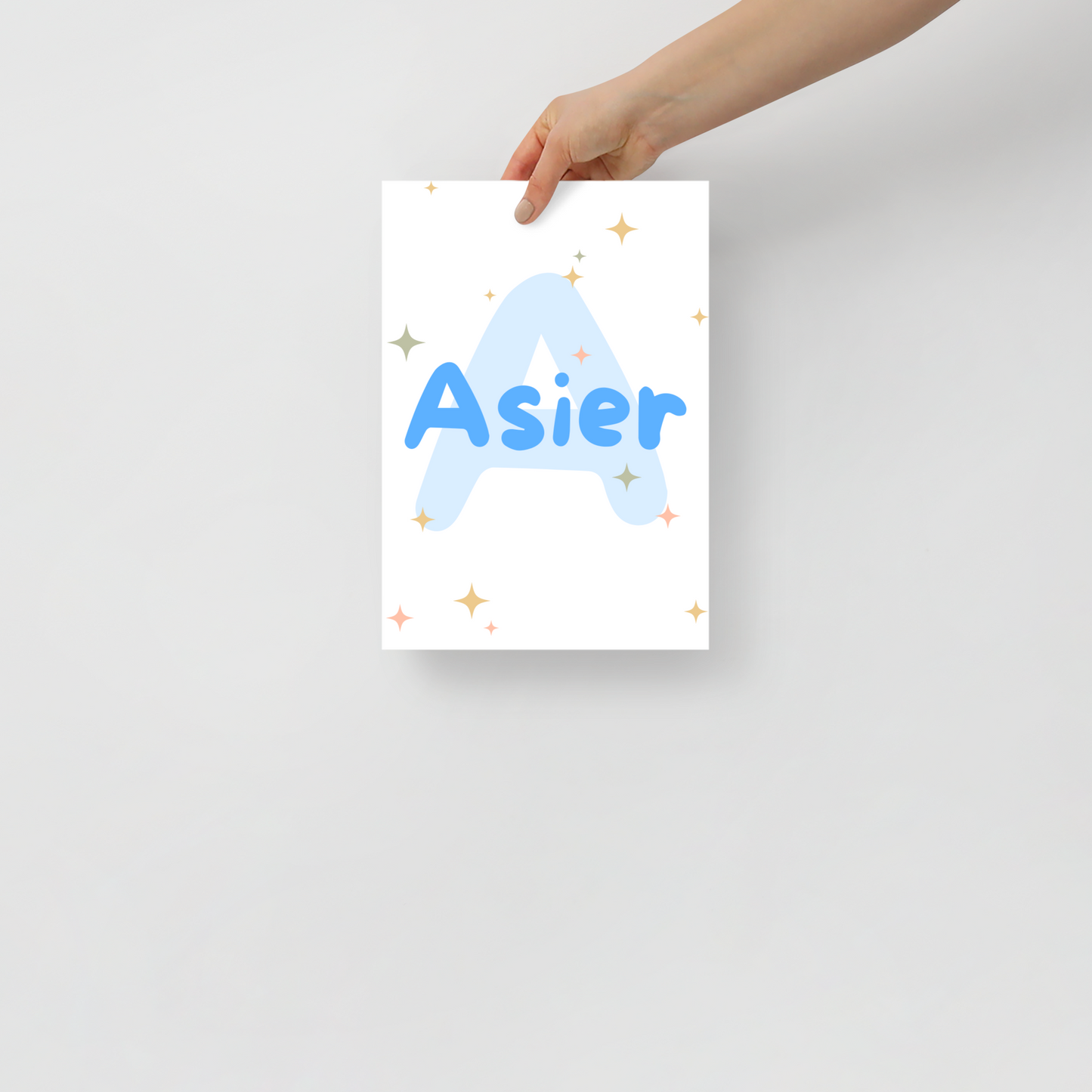 Póster Personalizado con el Nombre de tu Bebé